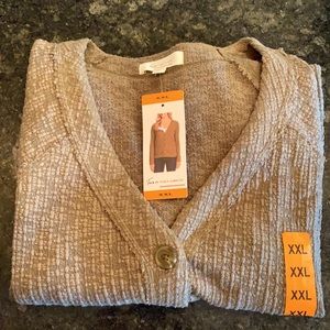 Two by Vince Camuto XXL cardigan olive